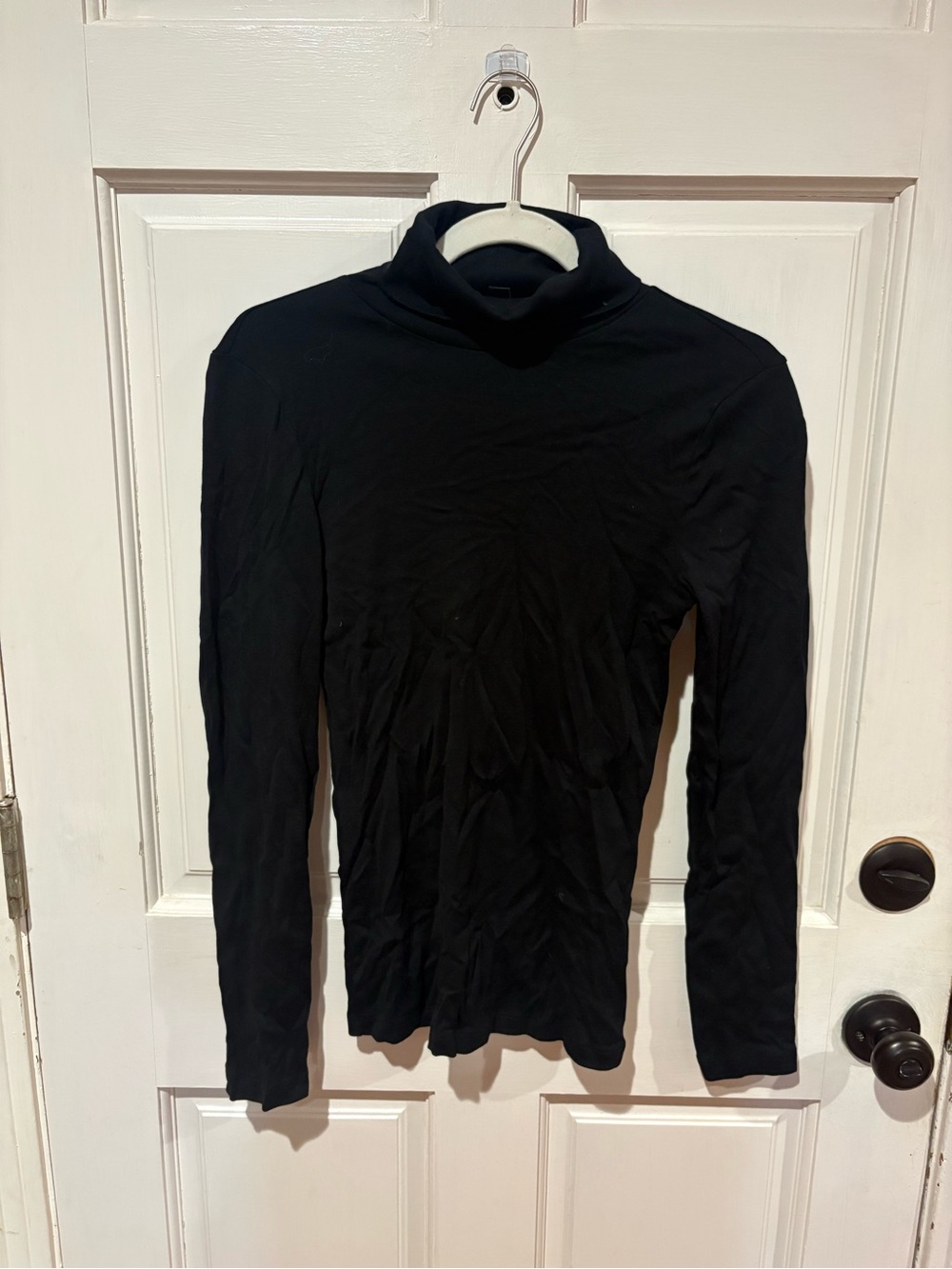 J. Crew Black Women's Long-Sleeve Turtleneck Top